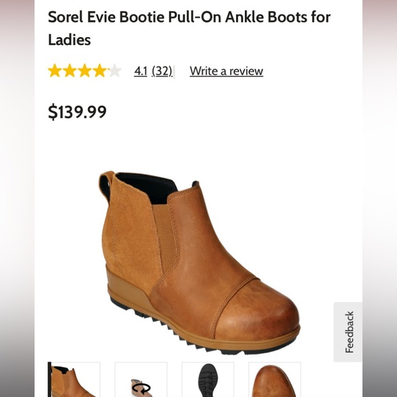 Sorel Evie Pull on Booties - Picture 6 of 6